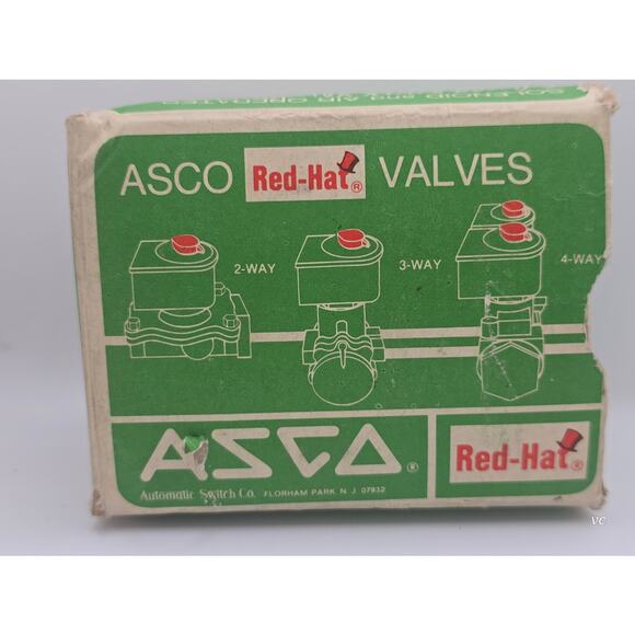 ASCO 8262B208 Solenoid Valve Brass 2-Way Red-Hat Series - Picture 4 of 9